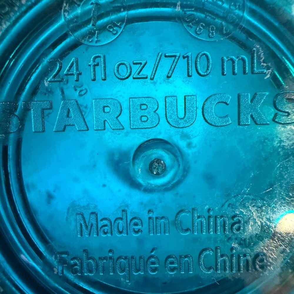 Starbucks Trio: Foil Teal,  Camo and 2008 Frosted Tumblers - Picture 13 of 16
